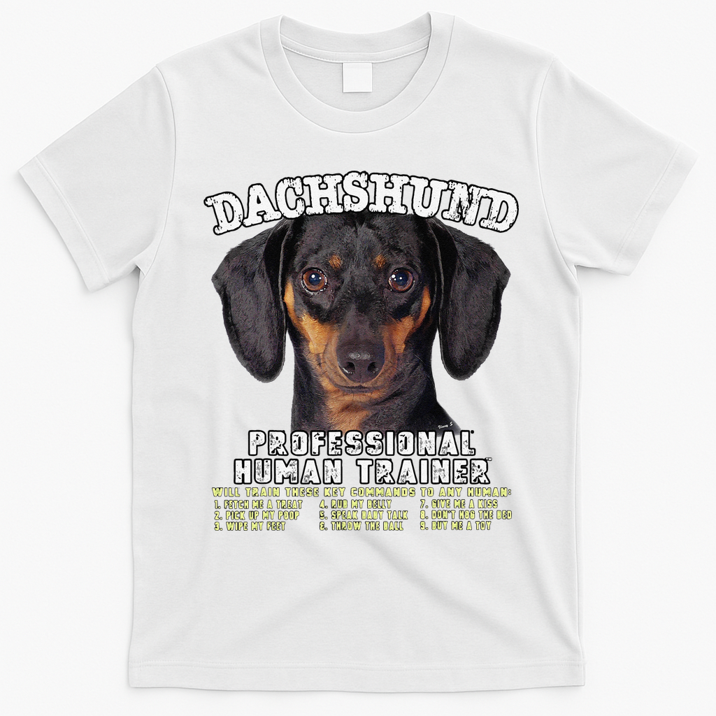 Dachshund Black Tan Professional Human Trainer Cute Dog product image 4
