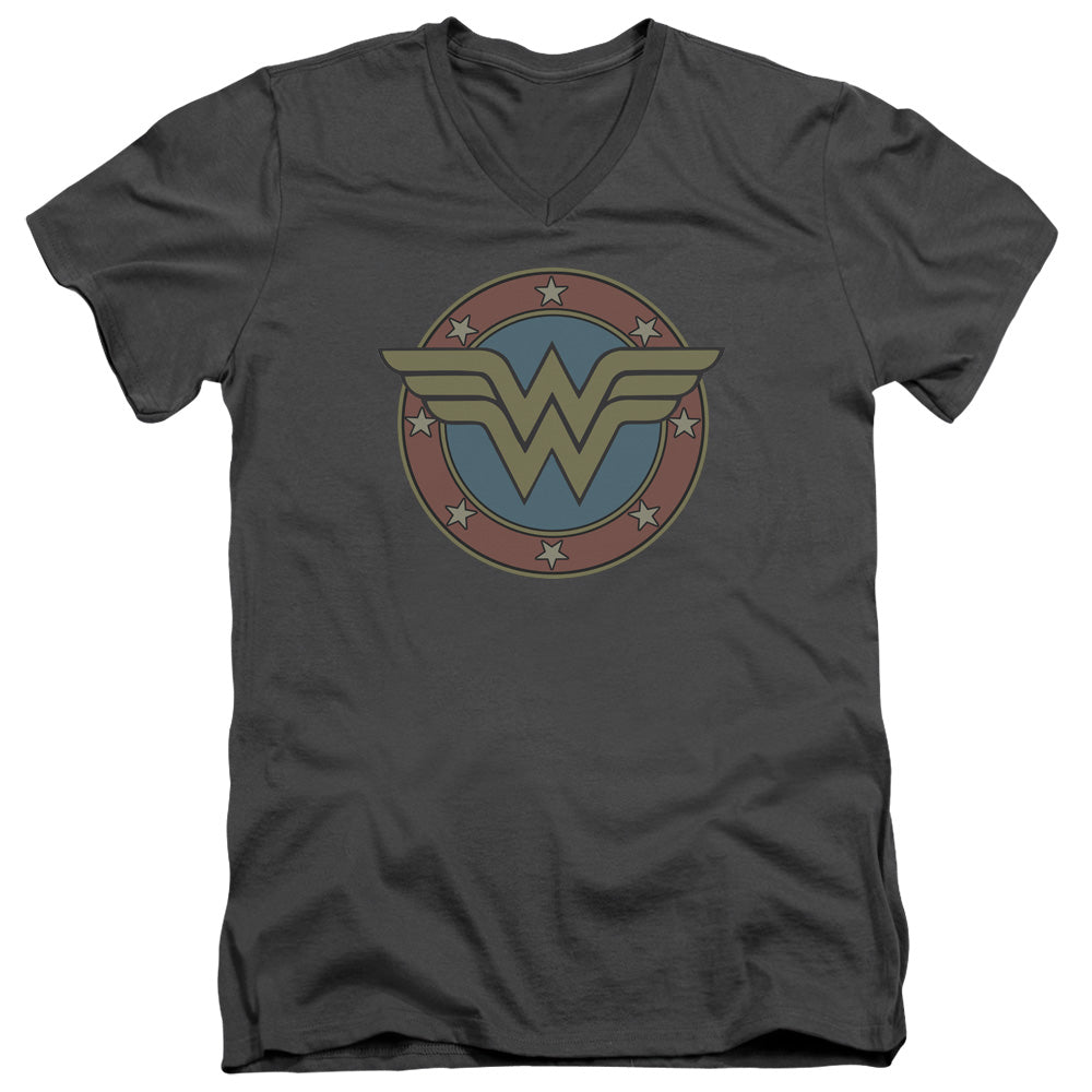 Dc - Ww Vintage Emblem Adult Slim Fit V Neck Cotton product image 1