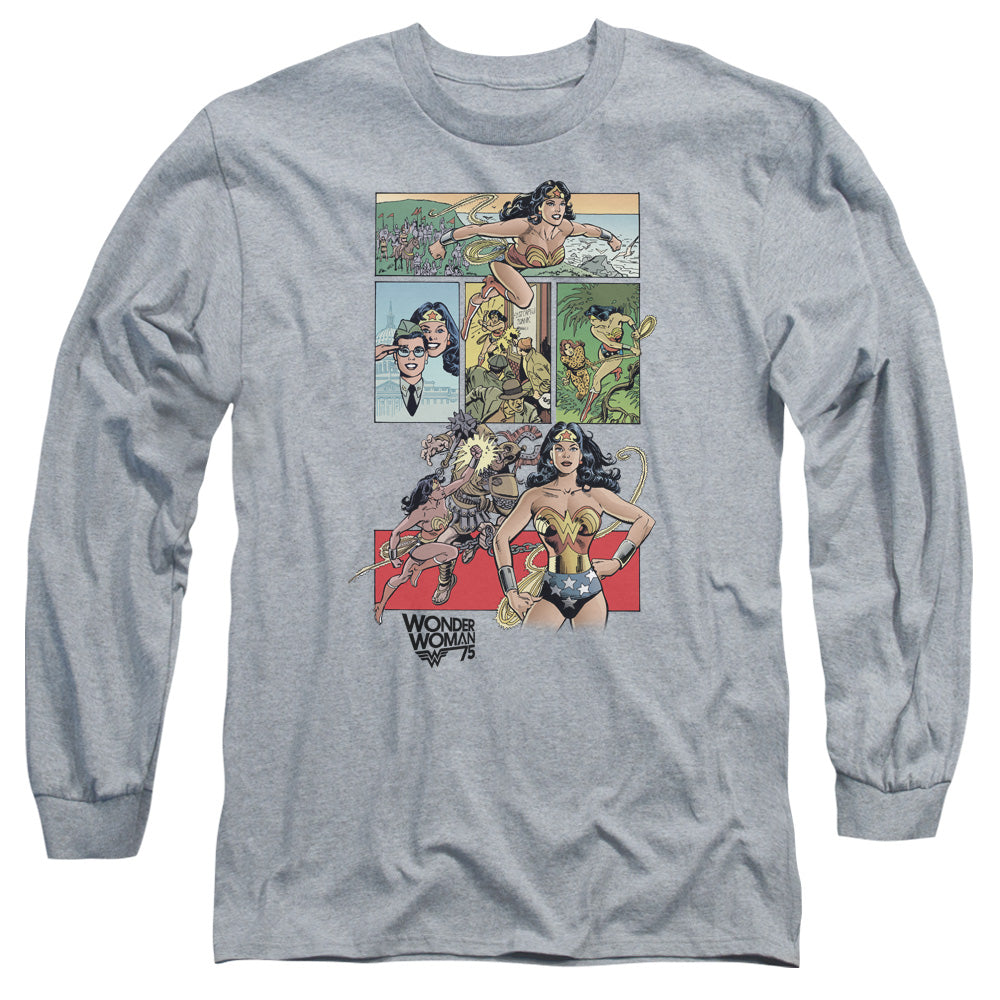 Wonder Woman - Ww75 Comic Page Adult Long Sleeve product image 1