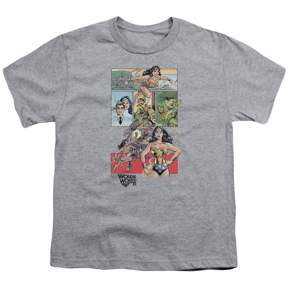 Wonder Woman - Ww75 Comic Page Youth Short Sleeve product image 1