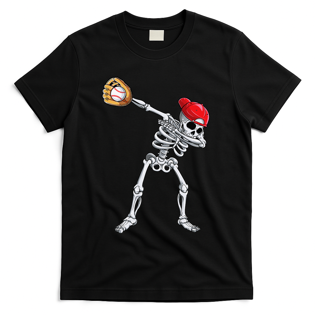 Dabbing Skeleton Baseball Halloween Player Catcher Pitcher product image 1