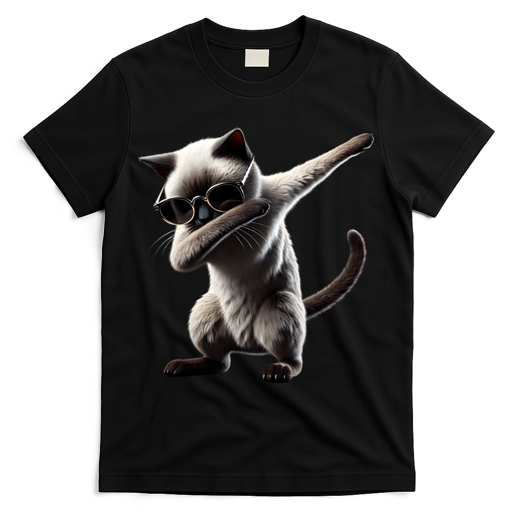 Dabbing Siamese Cat Pet Motif Cool Dab Animal Lover Gift product image 1