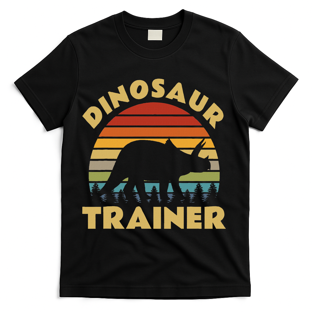 Dinosaur Trainer Halloween Costume Retro Sunset Dino product image 1