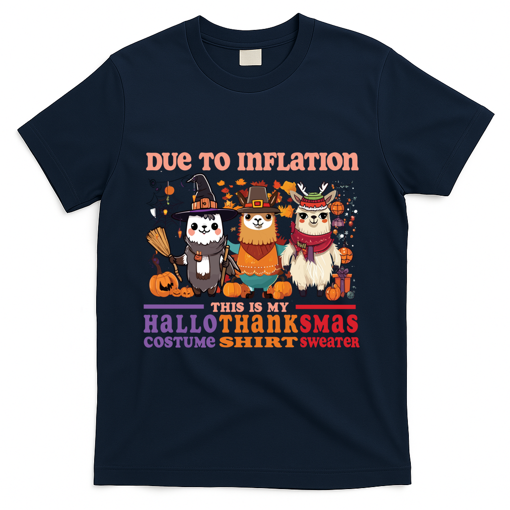 Due To Inflation Halloween Thanksgiving Ugly Christmas product image 3