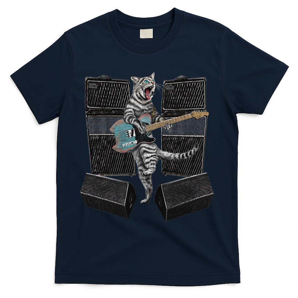Electric Guitar Cat Amps Monitors Amplified Rockin Kitty product image 3