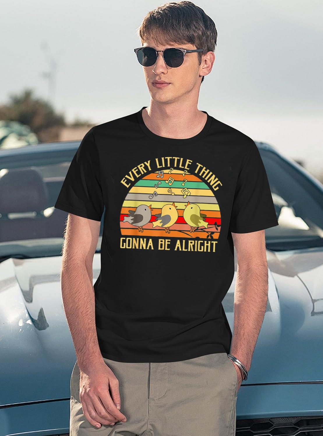Every Little Thing is Gonna Be Alright 3 Lil Birds Black product image 3