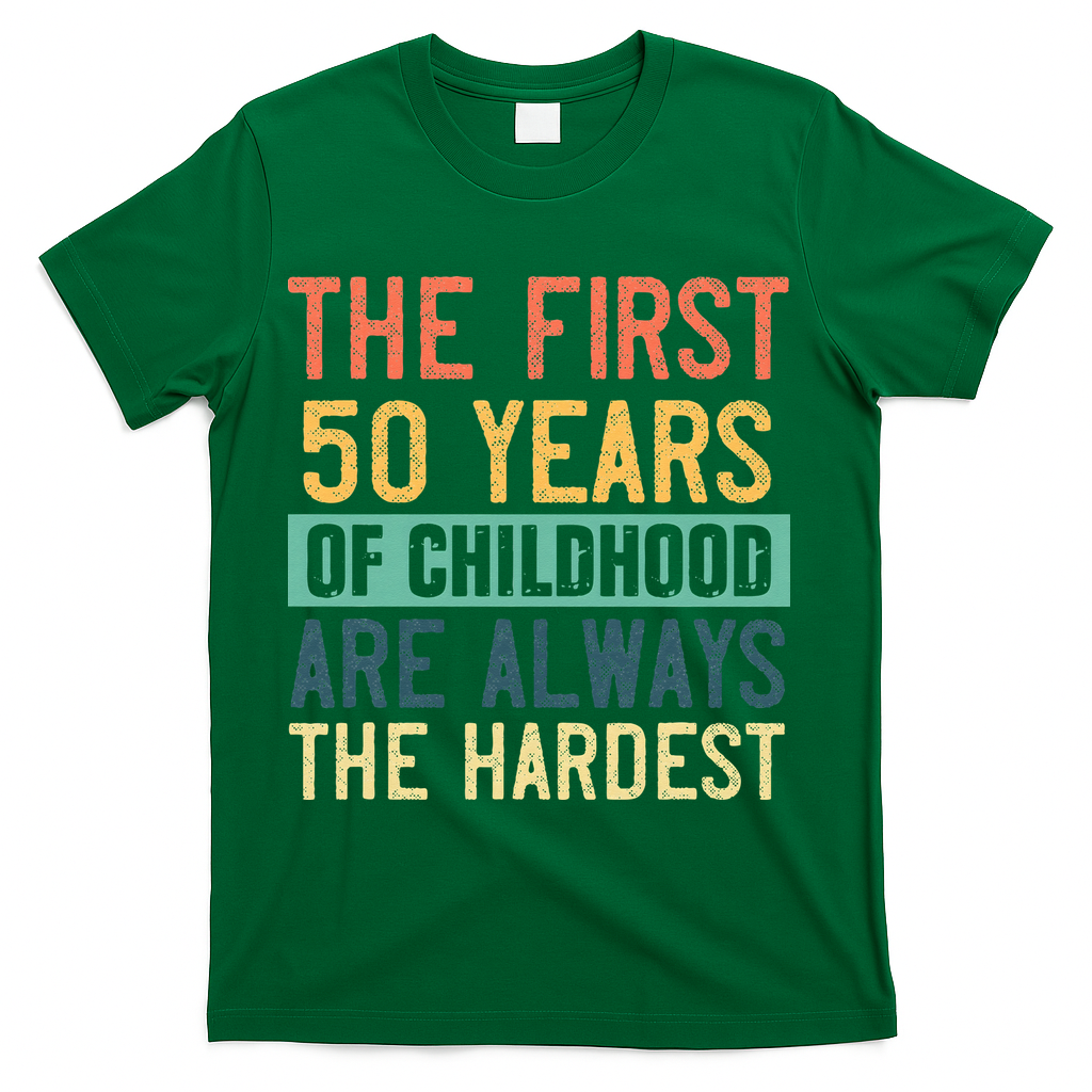 Funny 50th Birthday Retro First 50 Years Of Childhood Humor product image 4