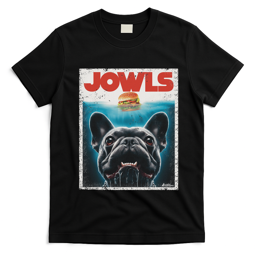 Funny Black French Bulldog Jowls Top Frenchie Mom Dog Dad product image 1
