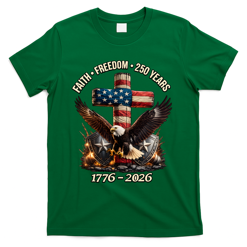 Faith Freedom 250 Years 1776-2026 250th American product image 4