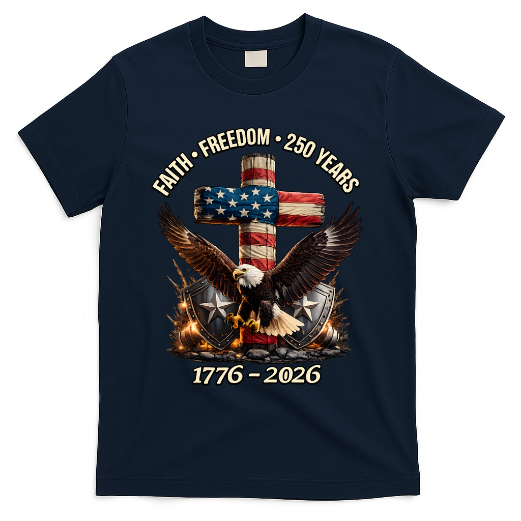 Faith Freedom 250 Years 1776-2026 250th American product image 3