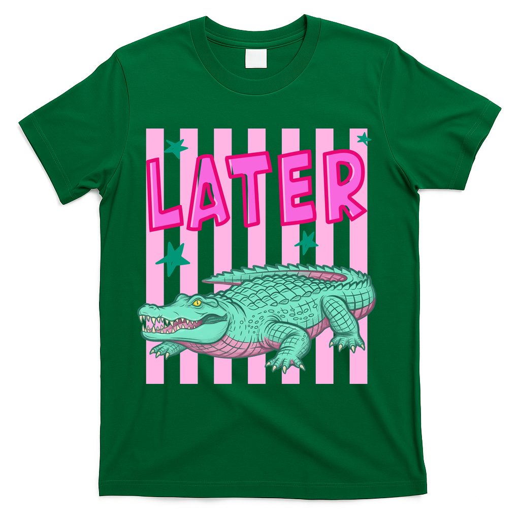 Funny Later Alligator After While Crocodile Front And Back product image 4