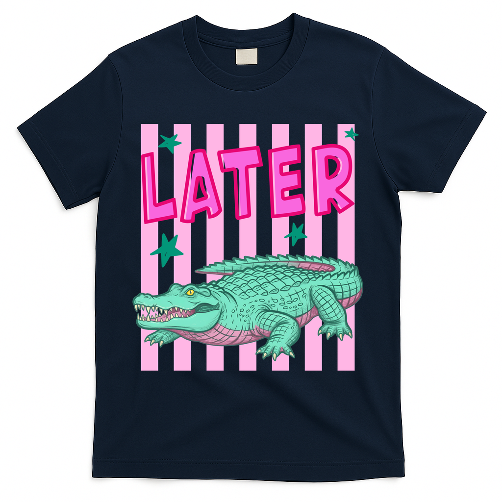 Funny Later Alligator After While Crocodile Front And Back product image 3