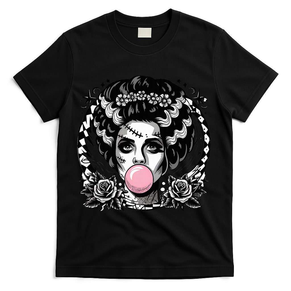 Frankenstein Monster And Bride B.U.B.B.L.E G.U.M Funny product image 1