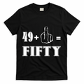 Funny Rude 50th Birthday Gift 49 Plus 1 Finger Equals 50 product image 1