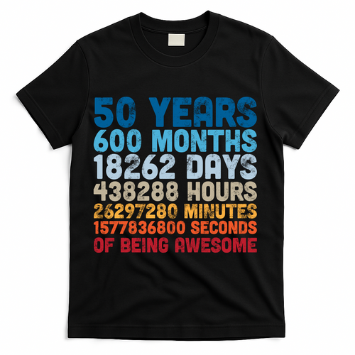 50 Years Months Days Hours Minutes Seconds Of Being Awesome product image 1