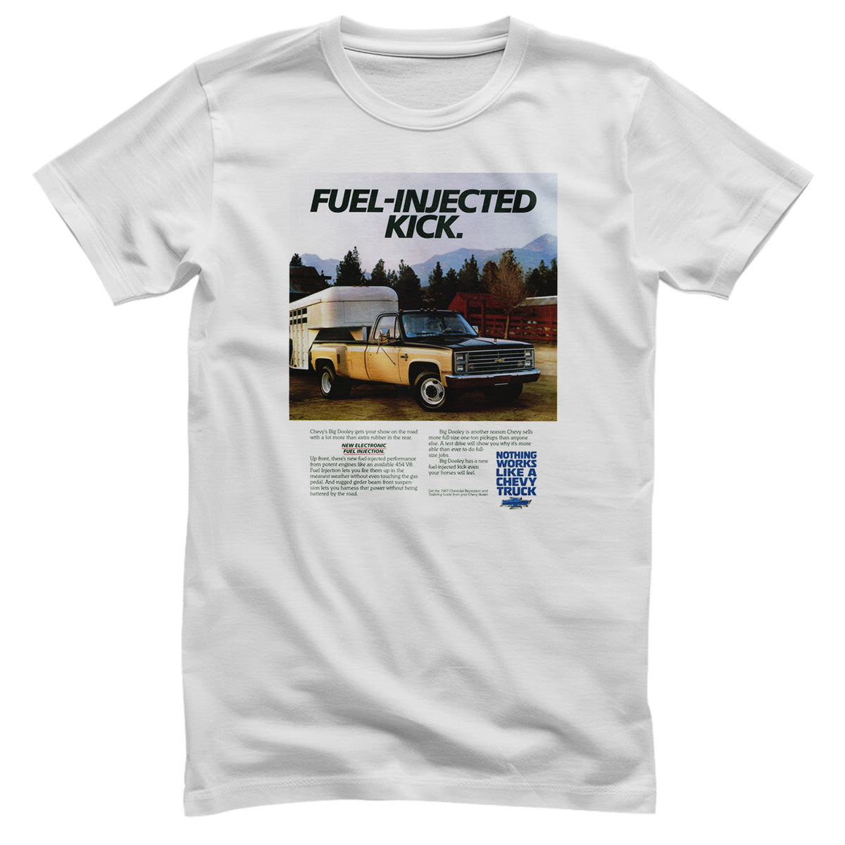 Chevrolet - Chevy Truck Fuel-Injected Kick Retro Add Mens product image 1