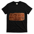 Homeless Anything Helps Funny Cardboard Sign Joke Costume product image 1