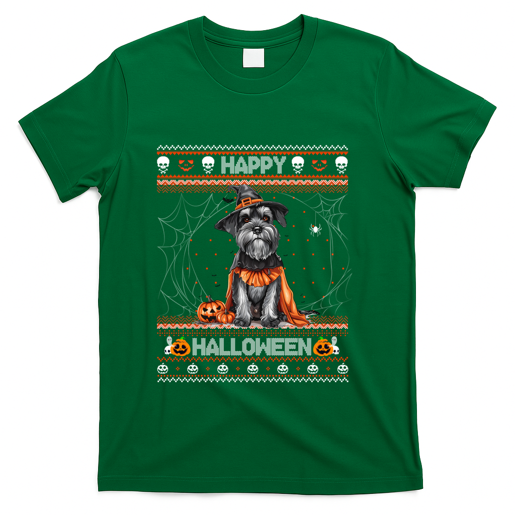 Happy Halloween Ugly Miniature Schnauzer Howloween Pumpkin product image 4