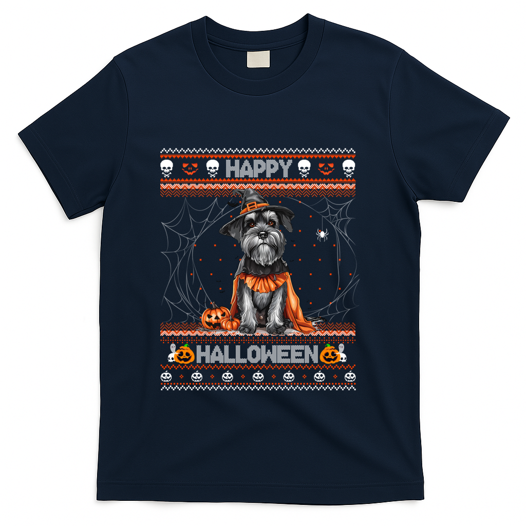 Happy Halloween Ugly Miniature Schnauzer Howloween Pumpkin product image 3