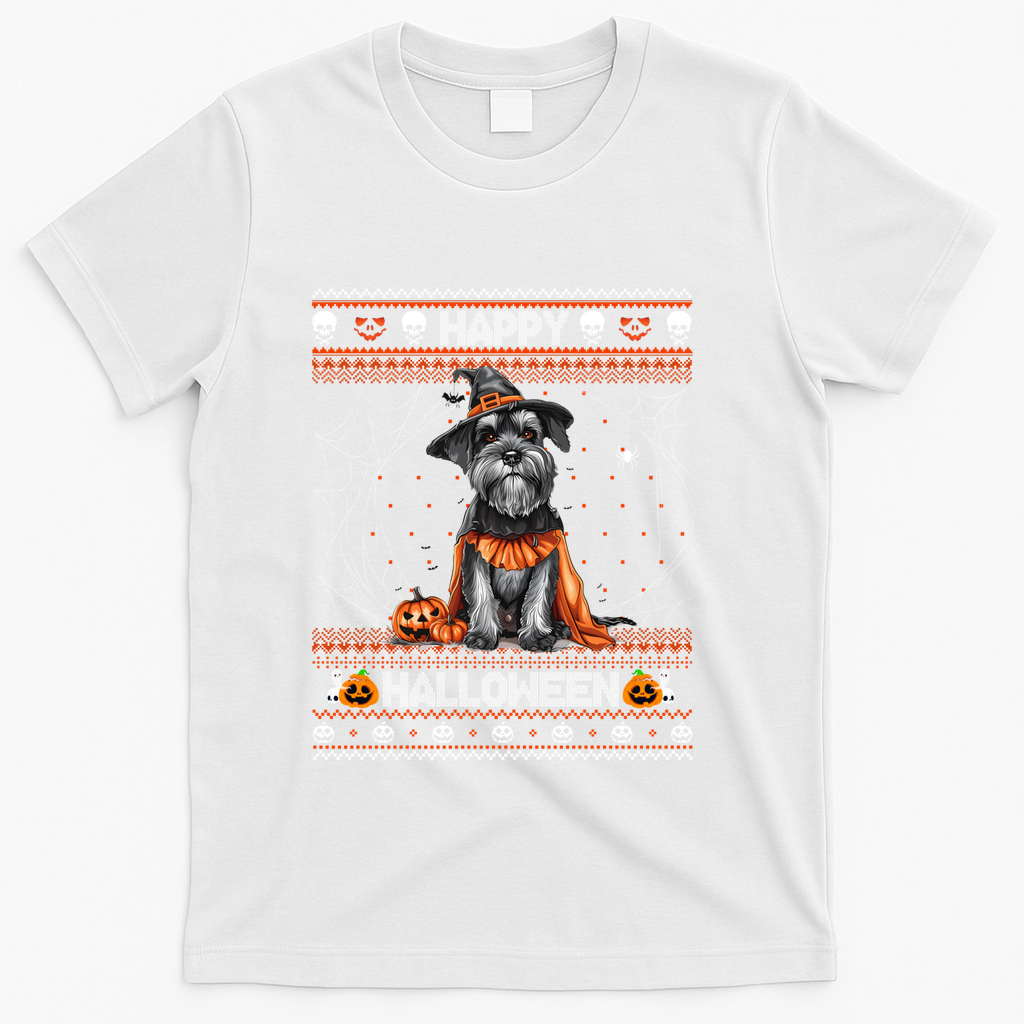 Happy Halloween Ugly Miniature Schnauzer Howloween Pumpkin product image 2