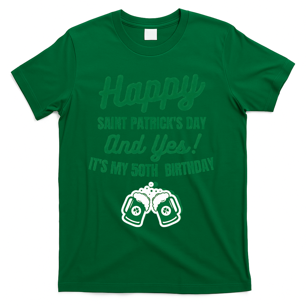 Happy Saint Patrick's Day, Funny 50th Birthday Party Gift product image 4