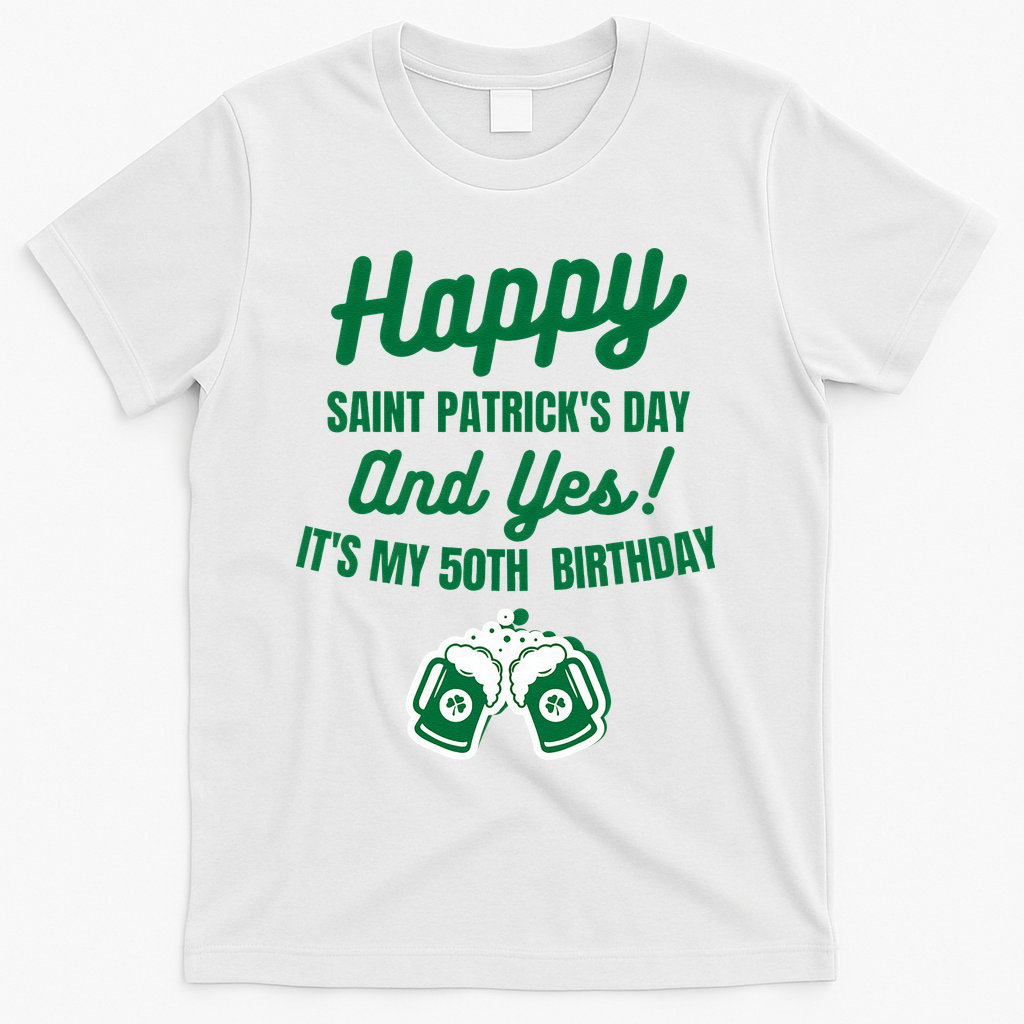 Happy Saint Patrick's Day, Funny 50th Birthday Party Gift product image 2