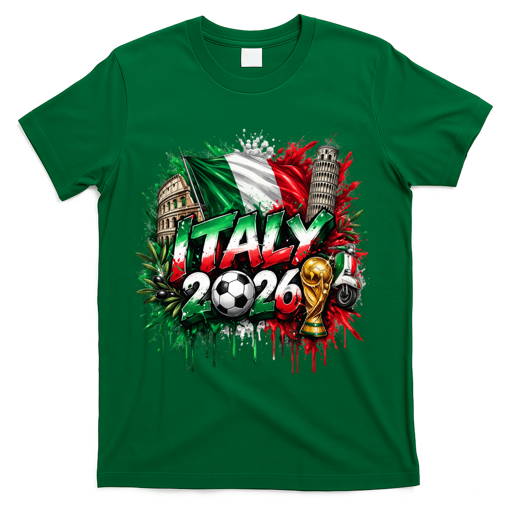 ITALY North America Soccer Tournament 2026 T-Shirt