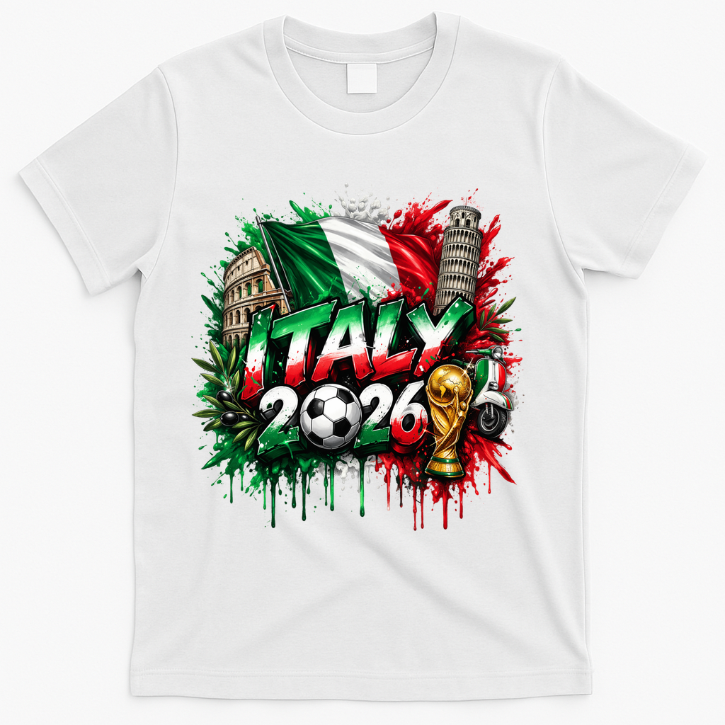 ITALY North America Soccer Tournament 2026 T-Shirt