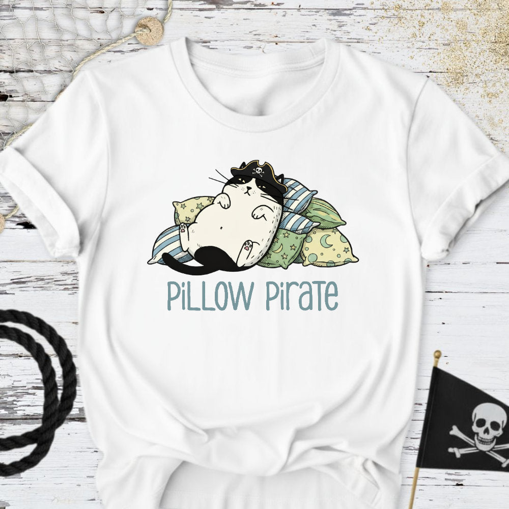 Pillow Pirate, Cat T-Shirt