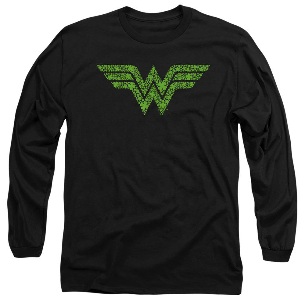 Wonder Woman - St. Patrick's Day Shamrock Logo Adult Long product image 1