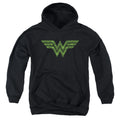 Wonder Woman - St. Patrick's Day Shamrock Logo Youth Hooded product image 1