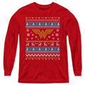 Wonder Woman - Ugly Christmas Logo L - S Youth product image 1