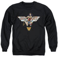Wonder Woman - Ww 80Th Collage Logo Adult Crewneck product image 1