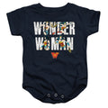 Wonder Woman - Ww 80Th Illustrated Type Infant Snapsuit