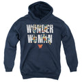 Wonder Woman - Ww 80Th Illustrated Type Youth Hooded product image 1