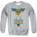 Wonder Woman - Truth, Compassion, Strength Adult Crewneck product image 1