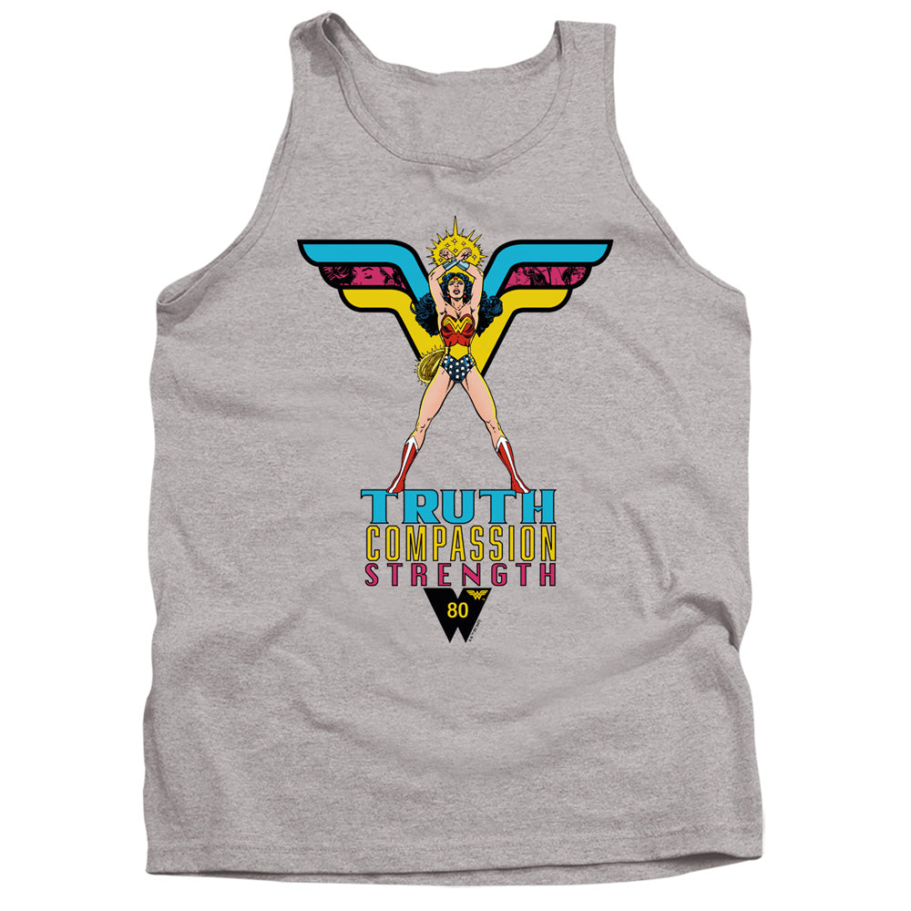 Wonder Woman - Truth, Compassion, Strength Adult Tank Top