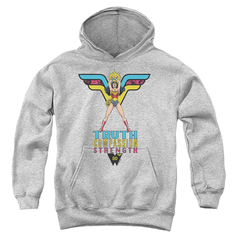Wonder Woman - Truth, Compassion, Strength Youth Hooded product image 1