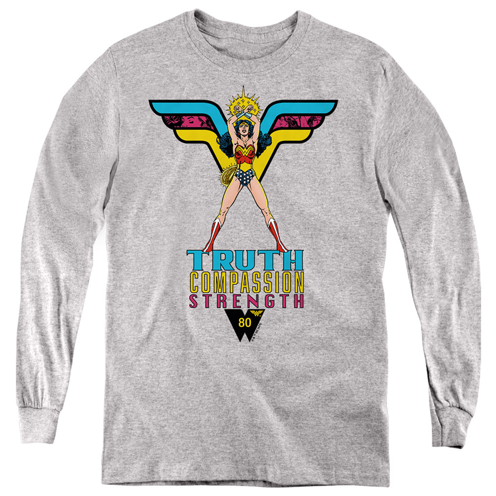 Wonder Woman - Truth, Compassion, Strength L - S Youth product image 1