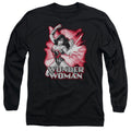 Jla - Wonder Woman Red And Gray Adult Long Sleeve product image 1