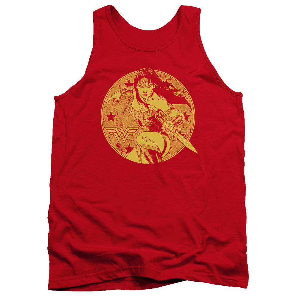 Jla - Young Wonder Adult Tank Top
