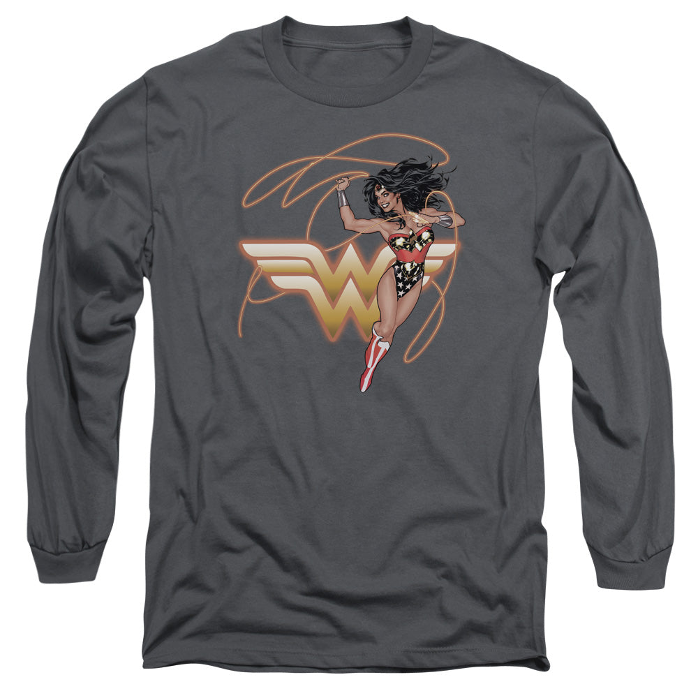 Jla - Glowing Lasso Adult Long Sleeve product image 1