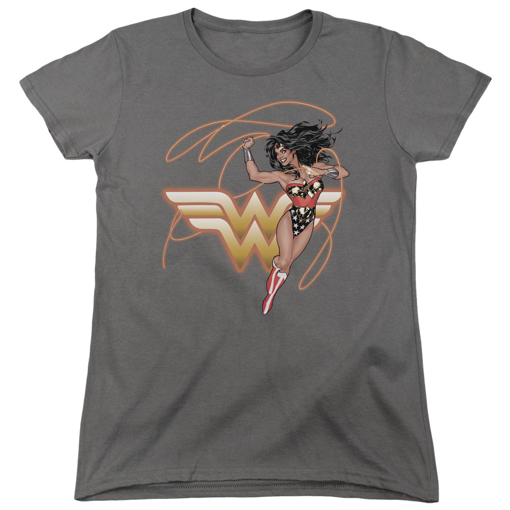 Jla - Glowing Lasso Women's Short Sleeve product image 1