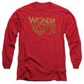 Wonder Woman - 75Th Anniversary Gold Logo Adult Long Sleeve product image 1
