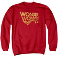 Wonder Woman - 75Th Anniversary Gold Logo Adult Crewneck product image 1