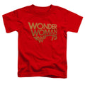 Wonder Woman - 75Th Anniversary Gold Logo Toddler Short product image 1