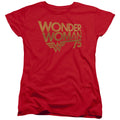 Wonder Woman - 75Th Anniversary Gold Logo Women's Short product image 1