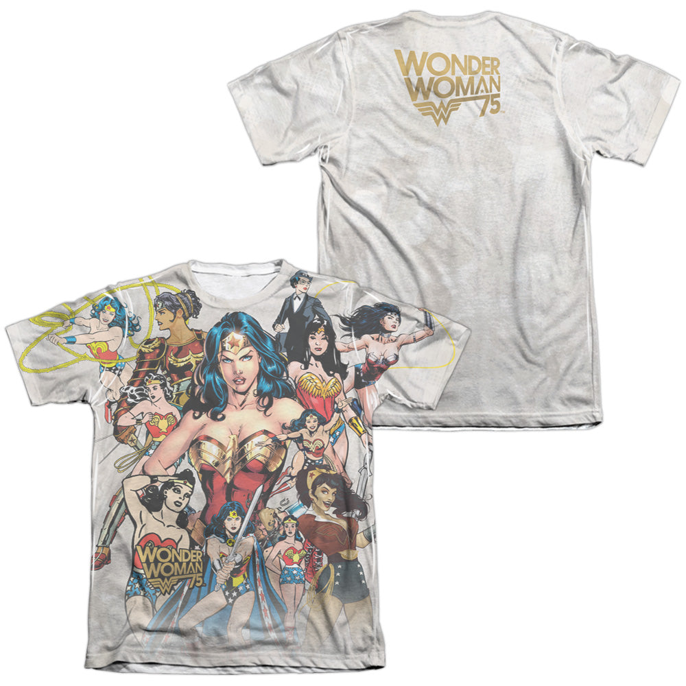 Wonder Woman - 75Th Collage (Front - Back Print) Adult product image 1