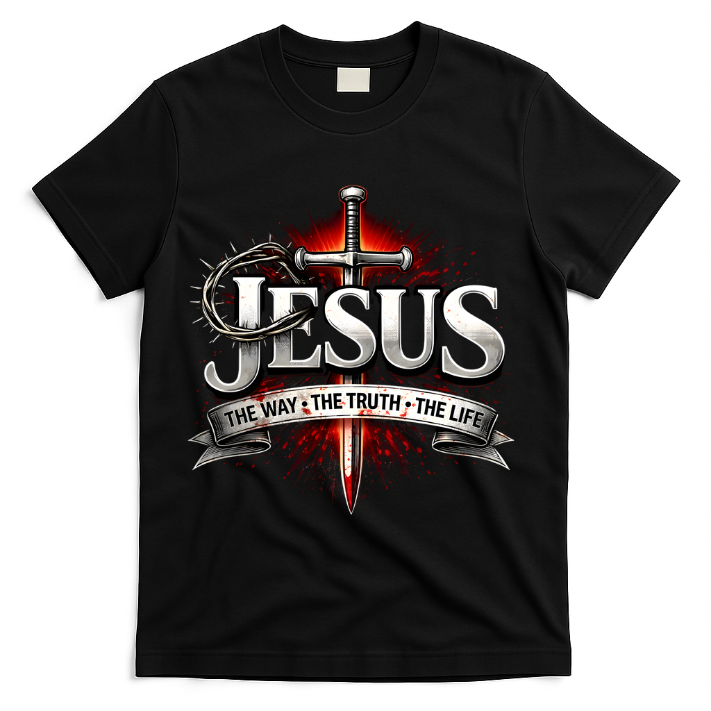Jesus The Way Truth Wife Sword Crown Thorns Christian product image 2