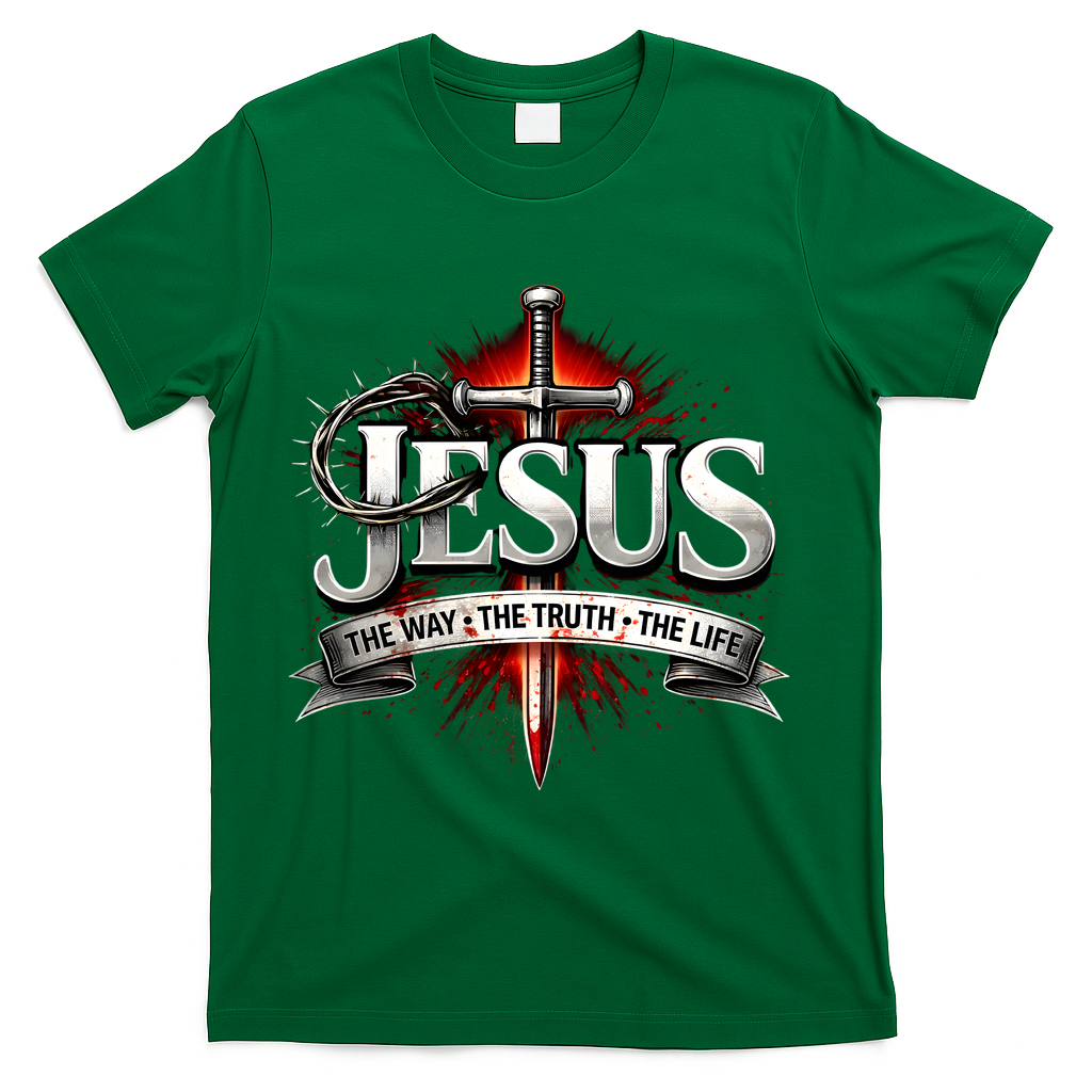 Jesus The Way Truth Wife Sword Crown Thorns Christian product image 4